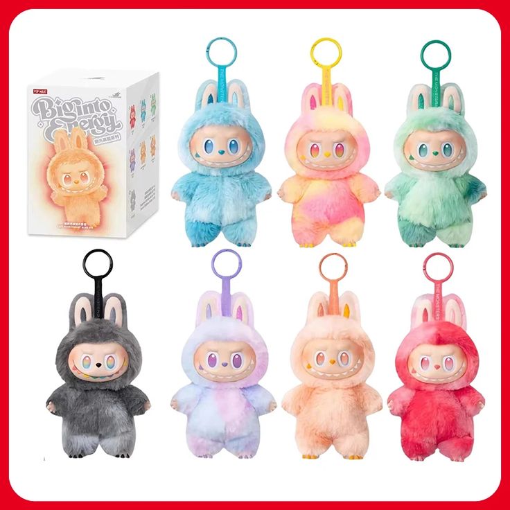 THE MONSTERS Big into Energy Series-Vinyl Plush Pendant Blind Box