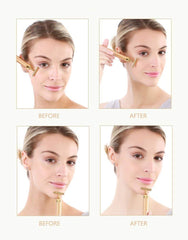 Face Massager Electric Beauty Bar 24k Golden Facial Massage Tool