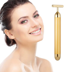 Face Massager Electric Beauty Bar 24k Golden Facial Massage Tool