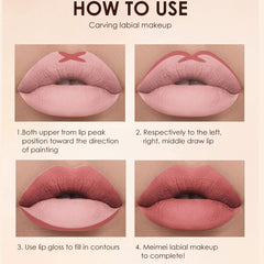Lip Liner Combination Suit No Stain On Cup Matte Lip Gloss Suit