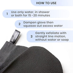 2 Pack Exfoliating Mitt for Remove Dead Skin