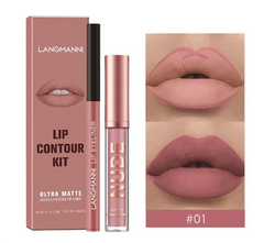 Lip Liner Combination Suit No Stain On Cup Matte Lip Gloss Suit