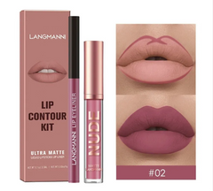 Lip Liner Combination Suit No Stain On Cup Matte Lip Gloss Suit