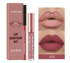 Lip Liner Combination Suit No Stain On Cup Matte Lip Gloss Suit