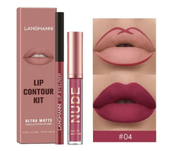Lip Liner Combination Suit No Stain On Cup Matte Lip Gloss Suit