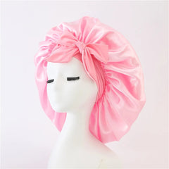 Women's Satin Solid Bonnets