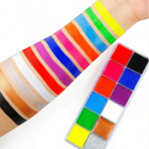 12-Color Fluorescent Oil Paint Suitable For Stage Makeup